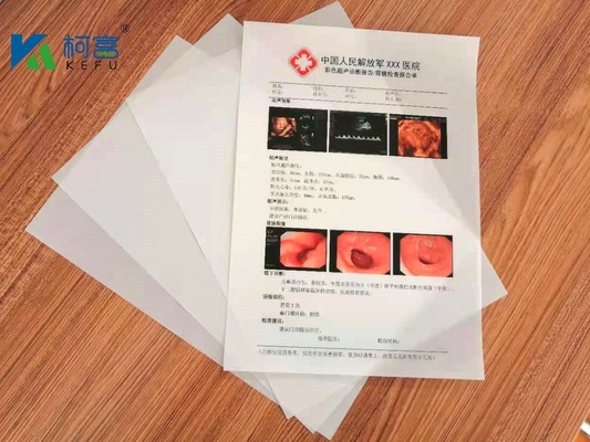 125 mícrons de ANIMAL DE ESTIMAÇÃO X Ray Film Semi Transparency Sheets para impressoras a jato de tinta