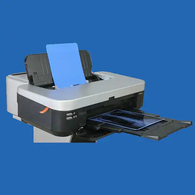 Filme seco médico a jato de tinta Filme transparente azul de raios-X para aparelho radiológico CT DR MRI