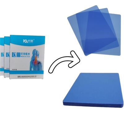 Impressora a jato de tinta Use Sheet Roll Blue Xray Film PET Medical Film