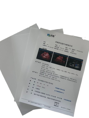 125 Microns Semi Transparente Branco Cores Semi Transparentes Laser Médico Raios X Filmes de plástico para animais de estimação para uso médico
