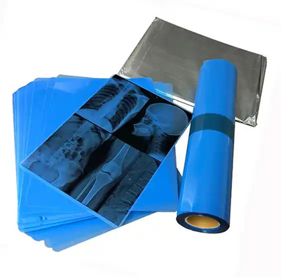 Introdução de filmes de plástico PET de raios-X para fins médicos de 125 micrões.